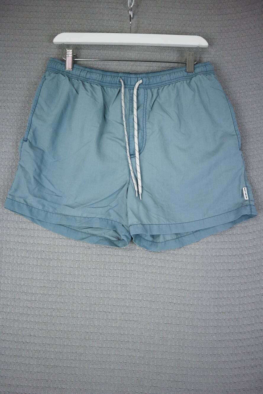 Jack & Jones Swim Trunks Blue Medium Drawstring Lined Bathing Suit Men's 31w
